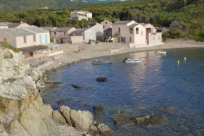 Maison d'une chambre a Centuri a 20 m de la plage avec vue sur la mer et balcon amenage